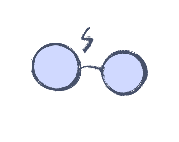 Glasses doodle